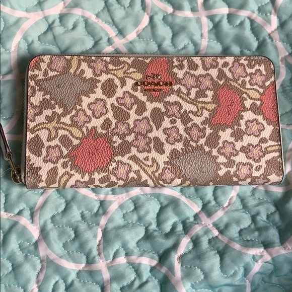 Coach Multicolor Floral Wallet - Picture 1 of 4